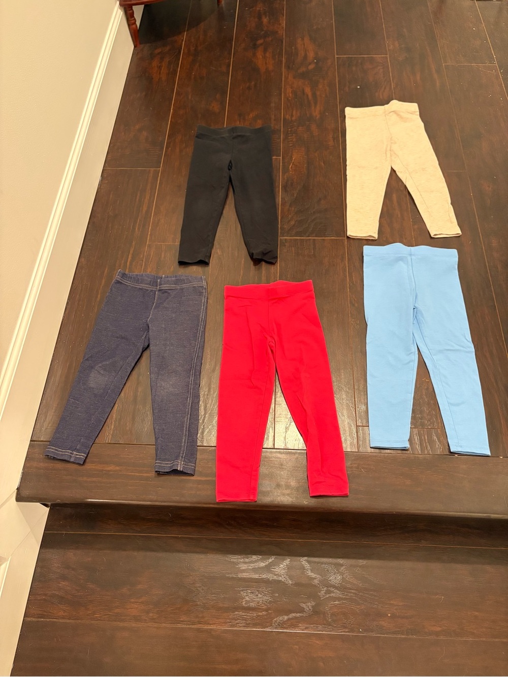 Girls 3T Leggings Lot of 5 Member’s Mark & Carter’s Denim Look